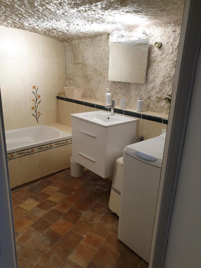 Gite Troglodyte Les Iris Villiers-sur-Loir Esterno foto