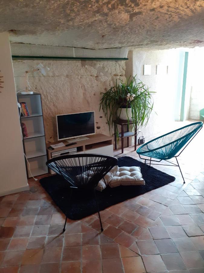 Gite Troglodyte Les Iris Villiers-sur-Loir Esterno foto
